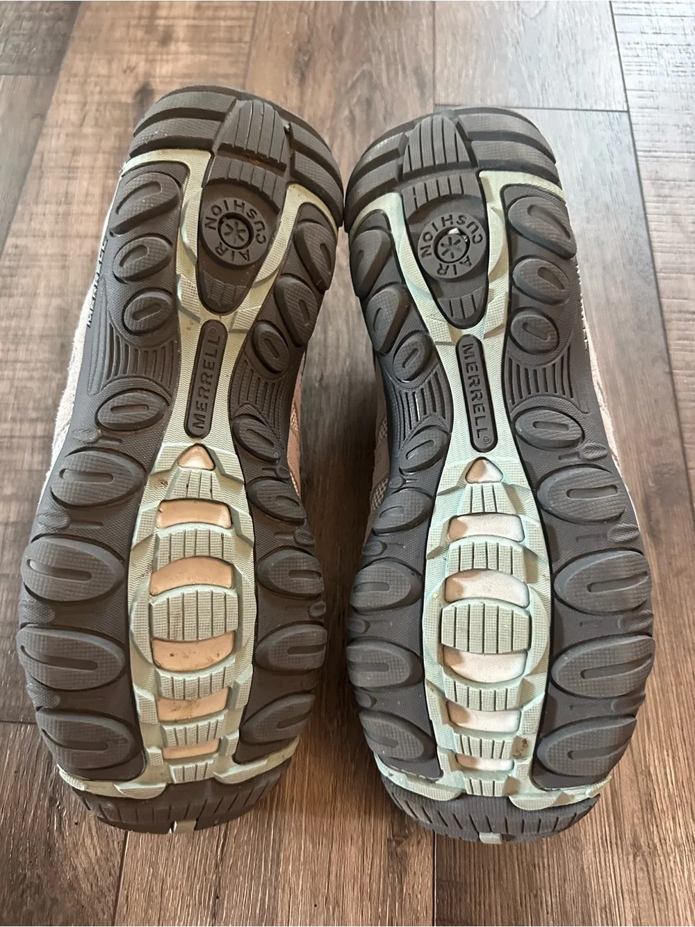Merrell Air Cushion Shoes Womens Size 10 Gray Suede Hiking Sneakers J269836C